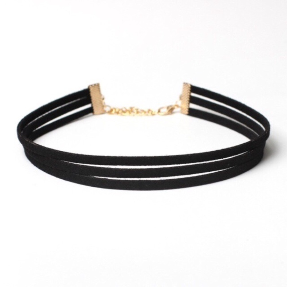 BOGO BLACK LAYERED CHOKER